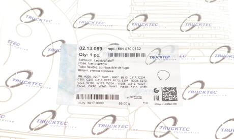 Фото 2 - Елемент паливної системи TRUCKTEC 02.13.089 (0213089)