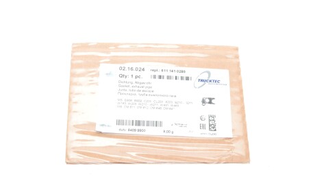 Фото 2 - Прокладка вихлопної системи TRUCKTEC 02.16.024 (0216024)