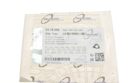 Фото 2 - Прокладка вихлопної системи TRUCKTEC 02.16.068 (0216068)