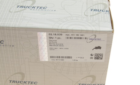 Фото 4 - Масляний насос TRUCKTEC 02.18.039 (0218039)