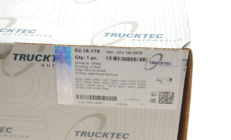 Фото 5 - Масляний радіатор TRUCKTEC 02.18.178 (0218178)