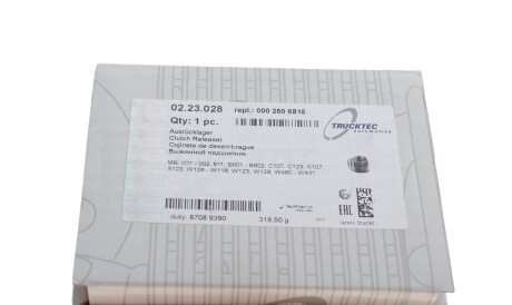 Фото 3 - Вижимний підшипник TRUCKTEC 02.23.028 (0223028)