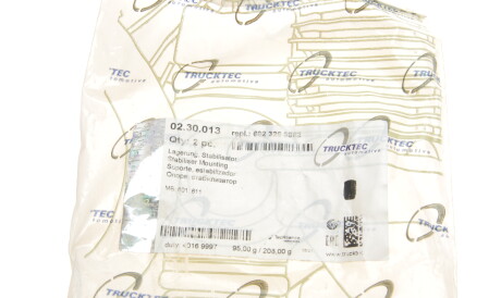 Фото 2 - Втулка стабилизатора TRUCKTEC 02.30.013 (0230013)