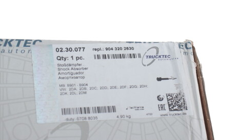 Фото 2 - Стойка амортизатору (амортизатор) TRUCKTEC 02.30.077