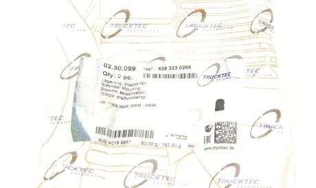 Фото 2 - Втулка стабілізатора TRUCKTEC 02.30.099 (0230099)