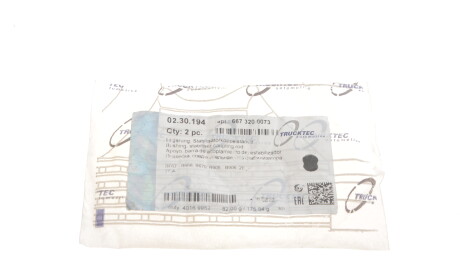 Фото 3 - Втулка стабілізатора TRUCKTEC 02.30.194 (0230194)