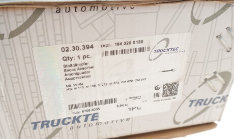 Фото 2 - Стійка амортизатору (амортизатор) TRUCKTEC 02.30.394 (0230394)