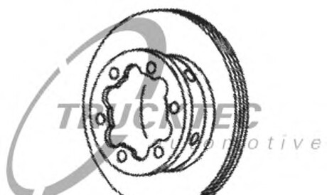 Тормозной диск - TRUCKTEC 02.35.056