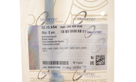 Фото 2 - Автозапчастина TRUCKTEC 02.35.654 (0235654)