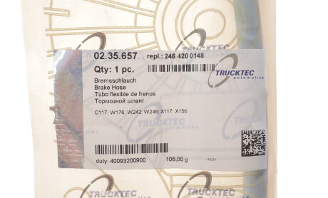 Фото 2 - Автозапчастина TRUCKTEC 02.35.657 (0235657)