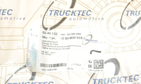 Фото 2 - Патрубок турбіни TRUCKTEC 02.40.132 (0240132)