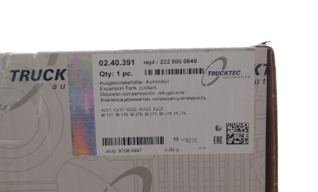 Фото 2 - Автозапчастина TRUCKTEC 02.40.391 (0240391)