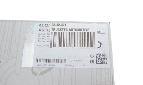 Фото 3 - Датчик АБС (ABS) TRUCKTEC 02.42.321 (0242321)