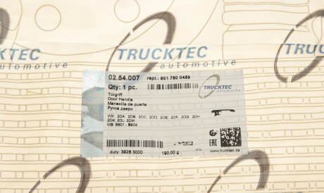 Фото 2 - Ручка / Замок TRUCKTEC 02.54.007 (0254007)