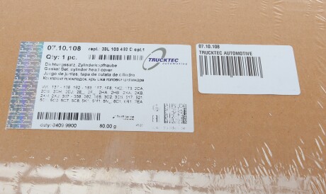 Фото 2 - Прокладка клапанной крышки TRUCKTEC 07.10.108 (0710108)