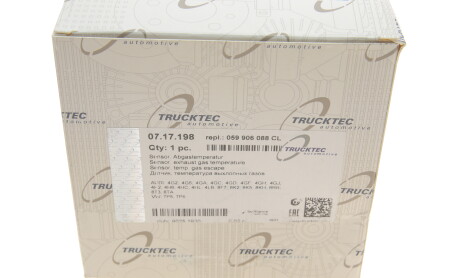 Фото 4 - Лямбда-зонд TRUCKTEC 07.17.198 (0717198)