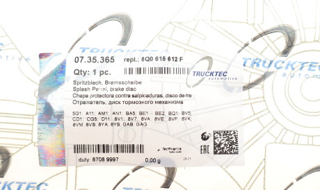 Фото 3 - Автозапчасть TRUCKTEC 07.35.365 (0735365)