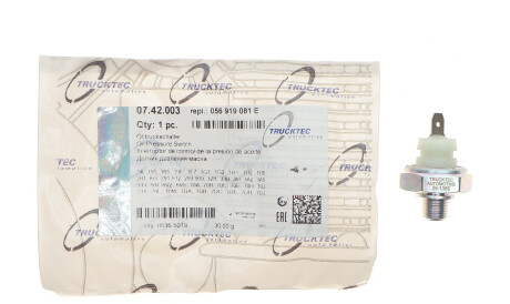 Фото 2 - Датчик тиску масла TRUCKTEC 07.42.003 (0742003)