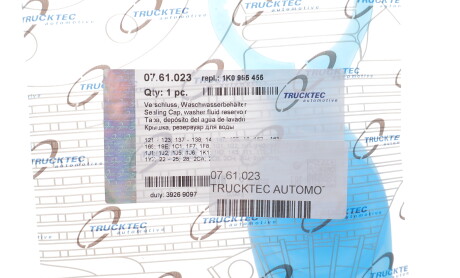 Фото 2 - Автозапчастина TRUCKTEC 07.61.023 (0761023)