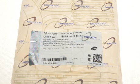 Фото 7 - Подушка кріплення КПП TRUCKTEC 08.22.056 (0822056)