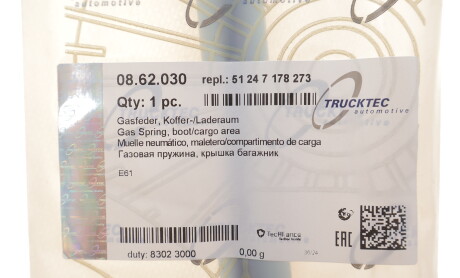 Фото 2 - Автозапчастина TRUCKTEC 08.62.030 (0862030)