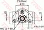 Колесный тормозной цилиндр - (025720002A, 024720002A, 3899764) TRW BWD110 (фото 2)