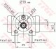 Колесный тормозной цилиндр - (7701047236) TRW BWD302 (фото 2)