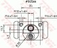 Колесный тормозной цилиндр - (1145295, 1522960, 1E0426610A) TRW BWD312 (фото 2)