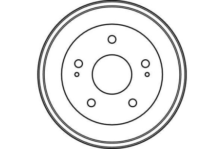 Фото 2 - Тормозной барабан TRW DB4250
