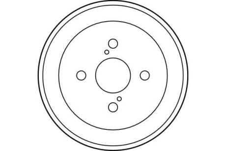 Фото 2 - Гальмівний барабан TRW DB4256