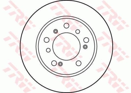 Фото 2 - Гальмівний диск TRW DF1118