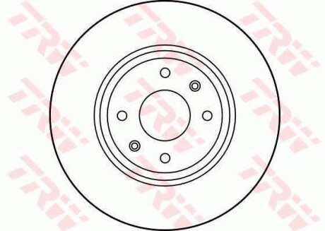 Фото 2 - Тормозной диск TRW DF1123
