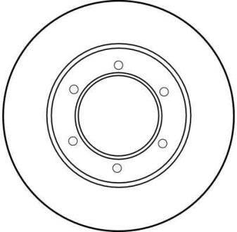 Фото 2 - Гальмівний диск TRW DF1418