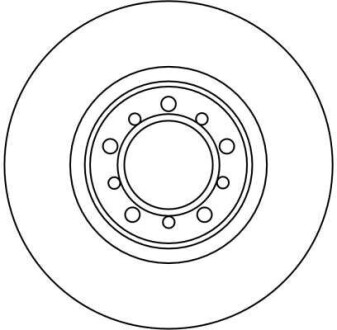 Фото 2 - Тормозной диск TRW DF1586