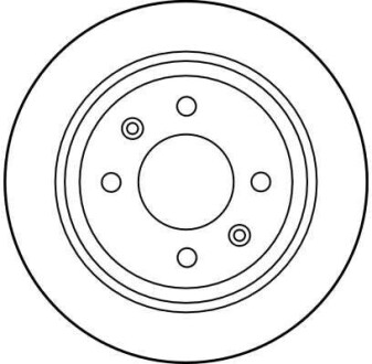 Фото 2 - Гальмівний диск TRW DF1669