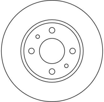 Фото 2 - Тормозной диск TRW DF1740