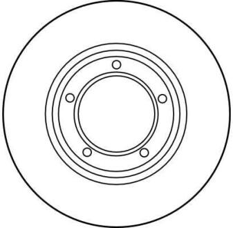 Фото 2 - Гальмівний диск TRW DF1833