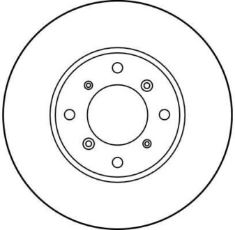 Фото 2 - Гальмівний диск TRW DF1963