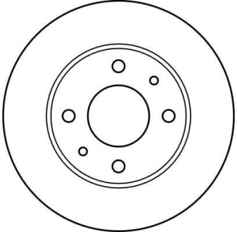 Фото 2 - Гальмівний диск TRW DF2576