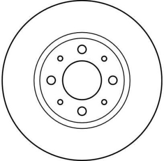 Фото 2 - Тормозной диск TRW DF2621