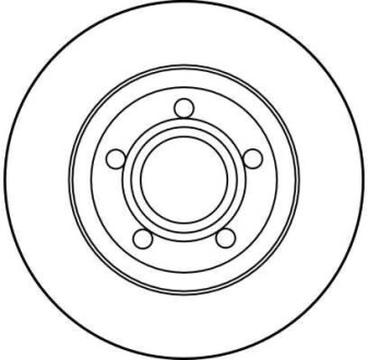 Фото 2 - Гальмівний диск TRW DF2730