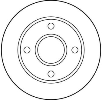 Фото 2 - Тормозной диск TRW DF2752