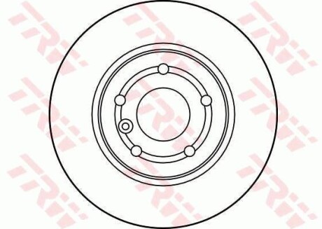 Фото 2 - Гальмівний диск TRW DF2766