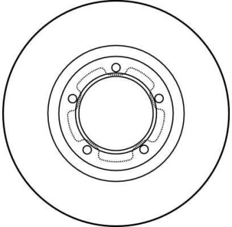 Фото 2 - Гальмівний диск TRW DF2786