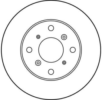Фото 2 - Гальмівний диск TRW DF3109