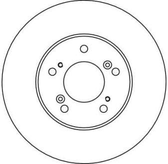 Фото 2 - Тормозной диск TRW DF4028