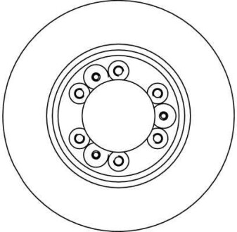 Фото 2 - Гальмівний диск TRW DF4029