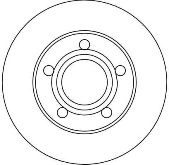 Фото 2 - Тормозной диск TRW DF4038