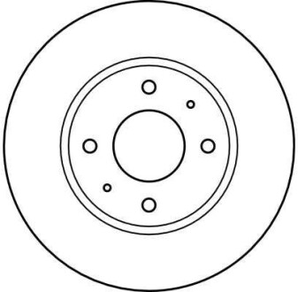 Фото 2 - Тормозной диск TRW DF4054