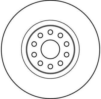 Фото 2 - Тормозной диск TRW DF4059